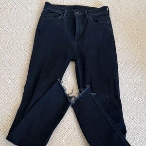 Dark Wash Women's Jeans - Classic High-Rise Slim Fit